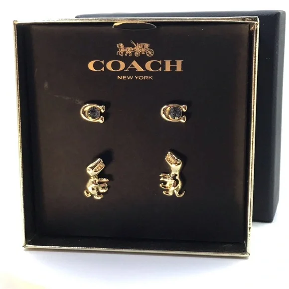 Coach REXY Post Earrings Set - Picture 1 of 6